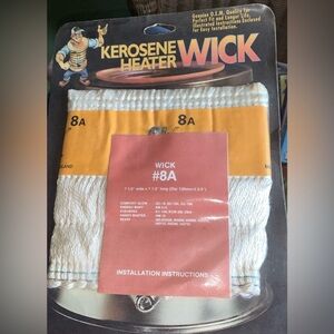 Kerosene Heater Wick #8A Cui 7.5” x 7.5” Prop or Heating Vintage